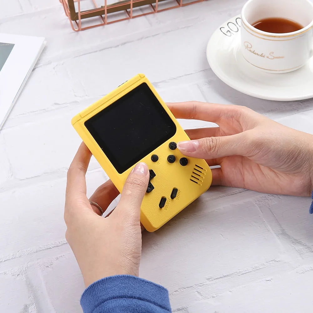 Portable Retro Mini Handheld 3.0 Inch Video Game Console 8-Bit Color LCD Built-In 400 Games Kids Consolador Player for Christmas